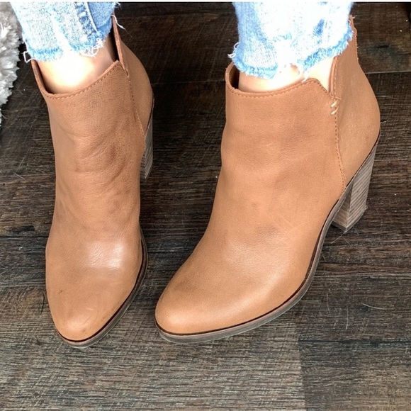 BP. Nordstrom brown real leather ankle boots 6.5 - Picture 6 of 7